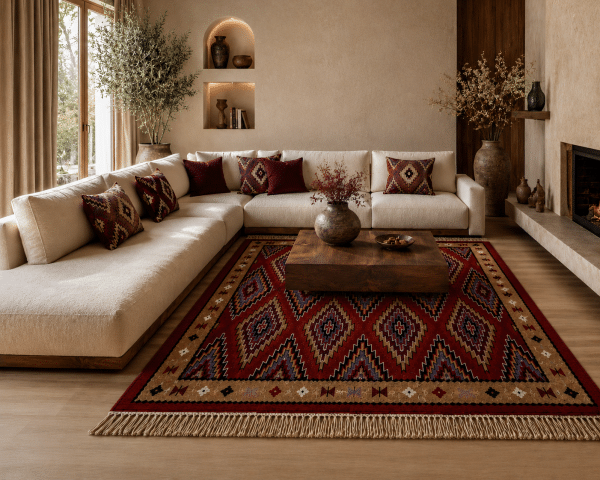 KUKËS — Handwoven Albanian Wool Carpet