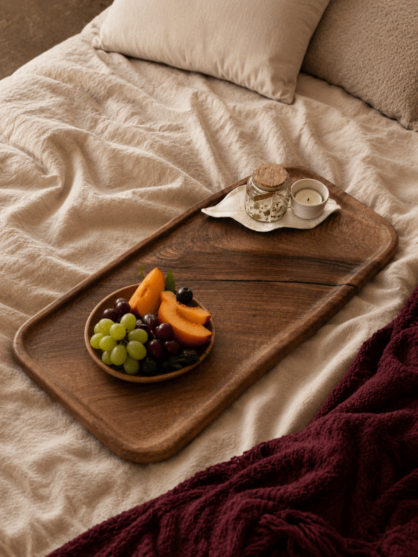 OLIVE WOOD SERVING TRAY